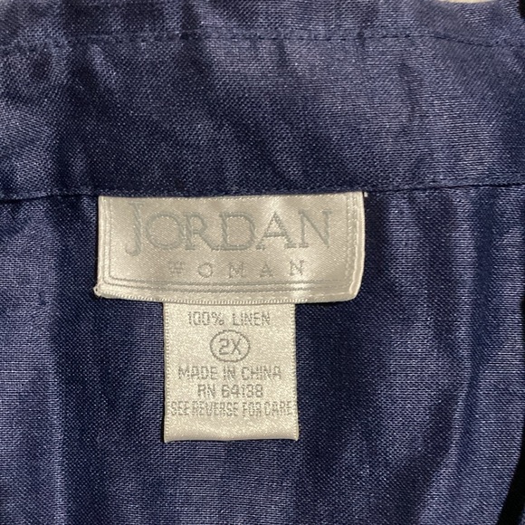 Women’s plus-size linen tunic - Picture 5 of 6